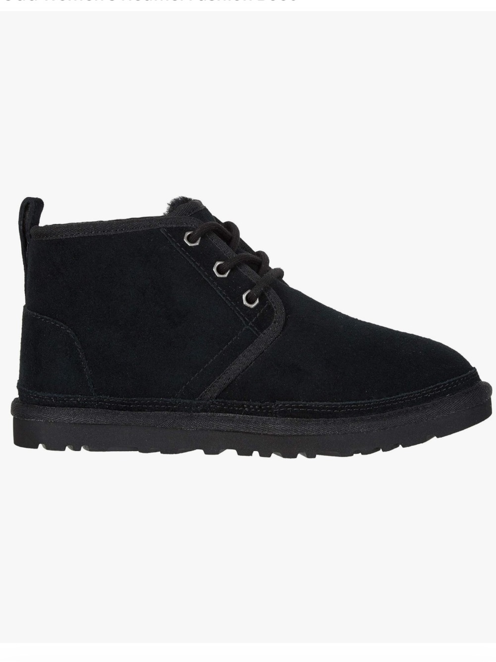 UGG Women's Neumel Fashion Boot black suede size 8